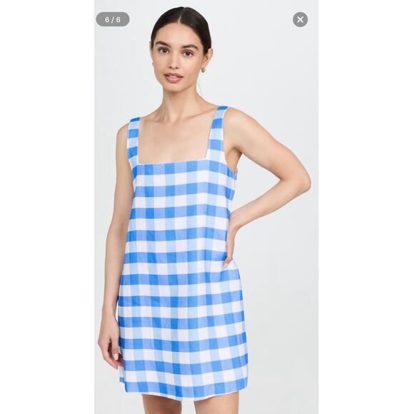 RHODE Kiera Linen Dress NWT size 6 - Picture 6 of 9